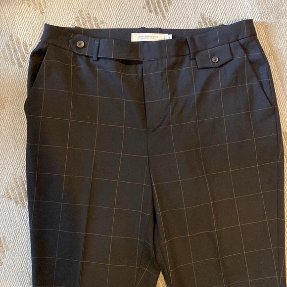 Simons Contemporaine Classic pant with windowpane check - Sz 14 - Picture 2 of 3